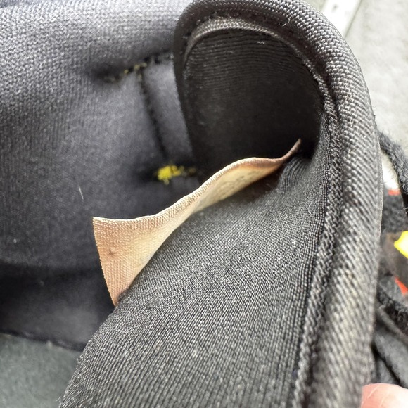 Nike Air Jordan 1 Shoes Mens 11.5 Mid Black Gym Red Yellow Sneakers 852542-087 - Picture 12 of 16